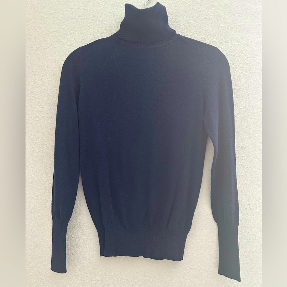 Fara Knit navy blue turtleneck!